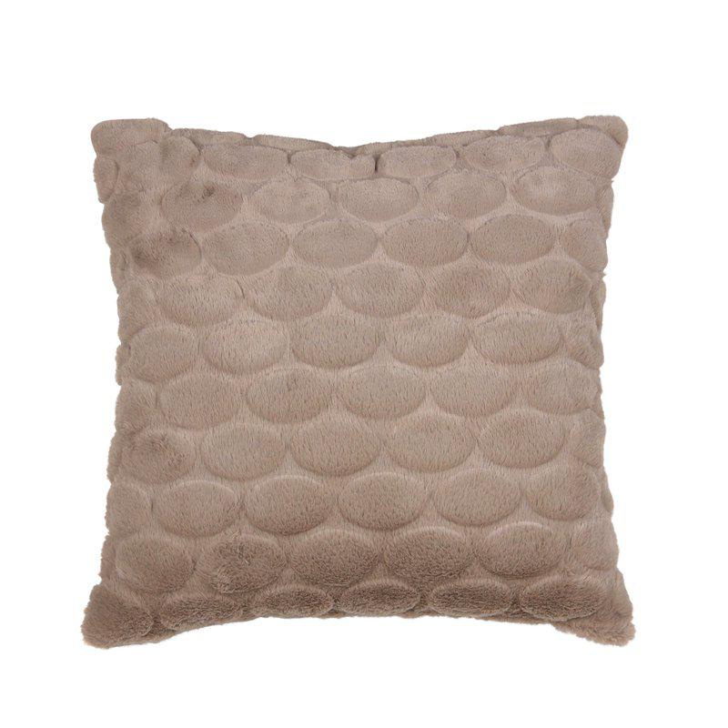 Sense kuddfodral sand 48x48 cm med ovalt mönster
